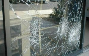 broken shop fron glass penrith